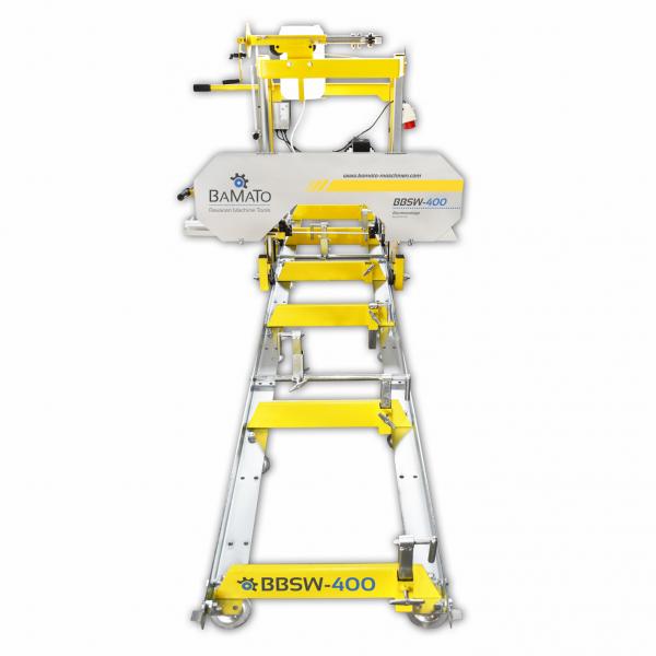 BAMATO BBSW-400 Blockbandsaege mit 3,0 m Rollbahn 400V